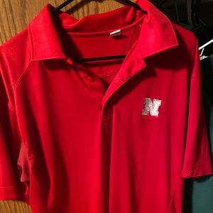 Nebraska Cornhusker golf polo